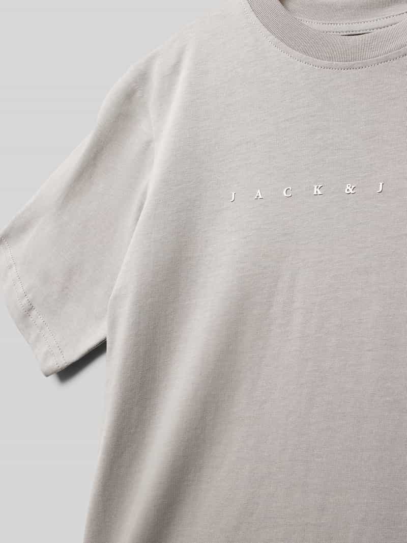 jack & jones T-shirt met labelprint model 'STAR'