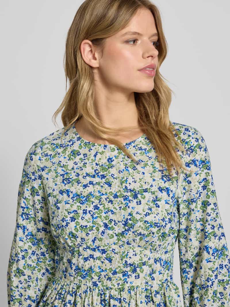 Marc O'Polo DENIM Regular fit mini-jurk van een mix van viscose en katoen