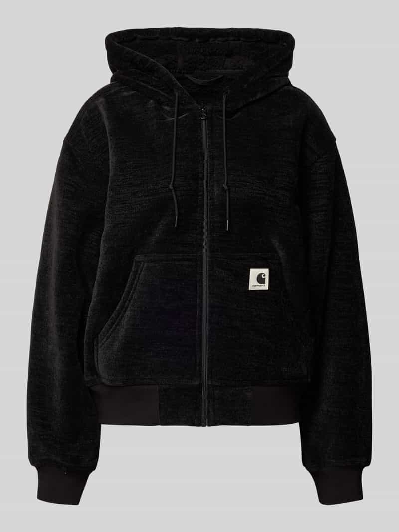 Carhartt Work In Progress Sweatjack met ritssluiting en kangoeroezak