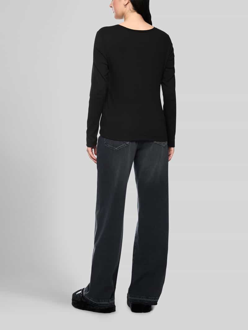 Marc Cain Shirt met lange mouwen met ronde hals
