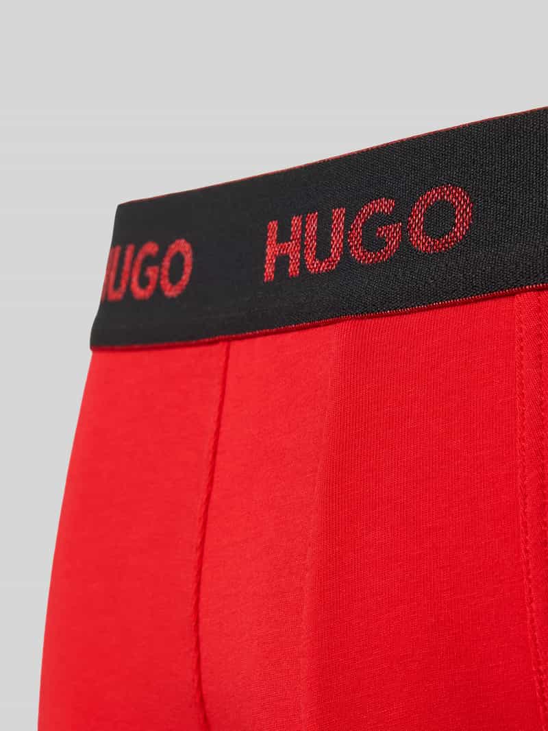 HUGO Regular fit boxershort van katoenmix in een set van 3 stuks