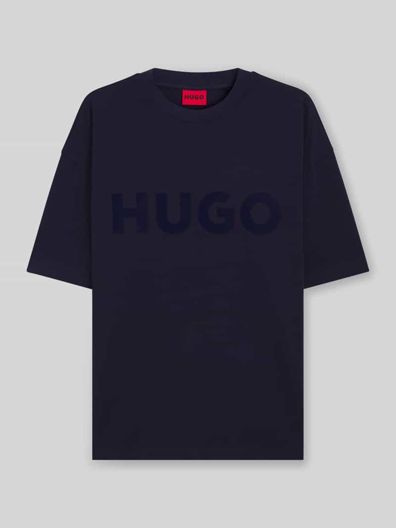 HUGO Oversized T-shirt van puur katoen model 'DINKEE'