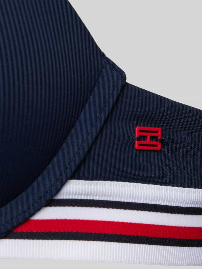 Tommy Hilfiger Push-upbikinitop met verstelbare spaghettibandjes