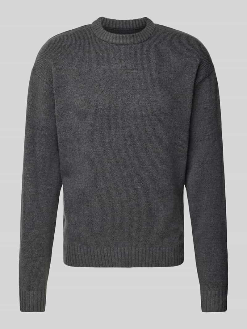 Jack & jones Gebreide pullover met ribboorden, model 'OLLIE'