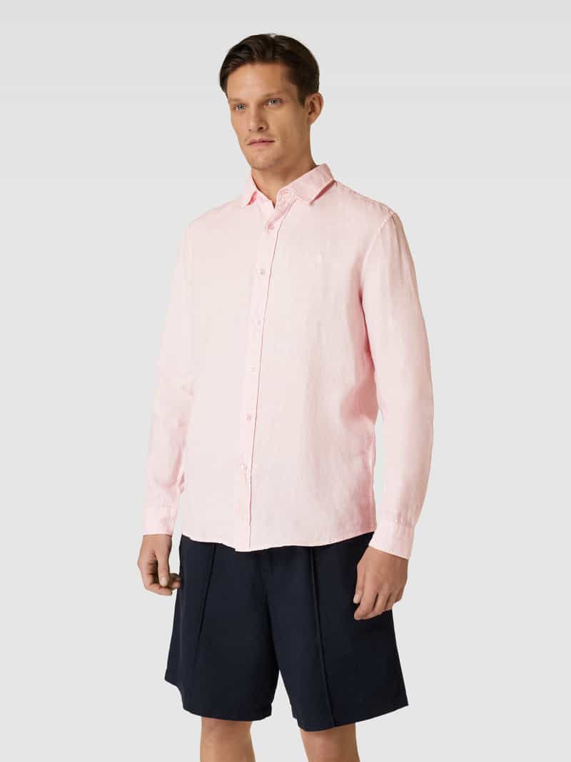 Tailored fit vrijetijdsoverhemd met labelstitching MCNEAL