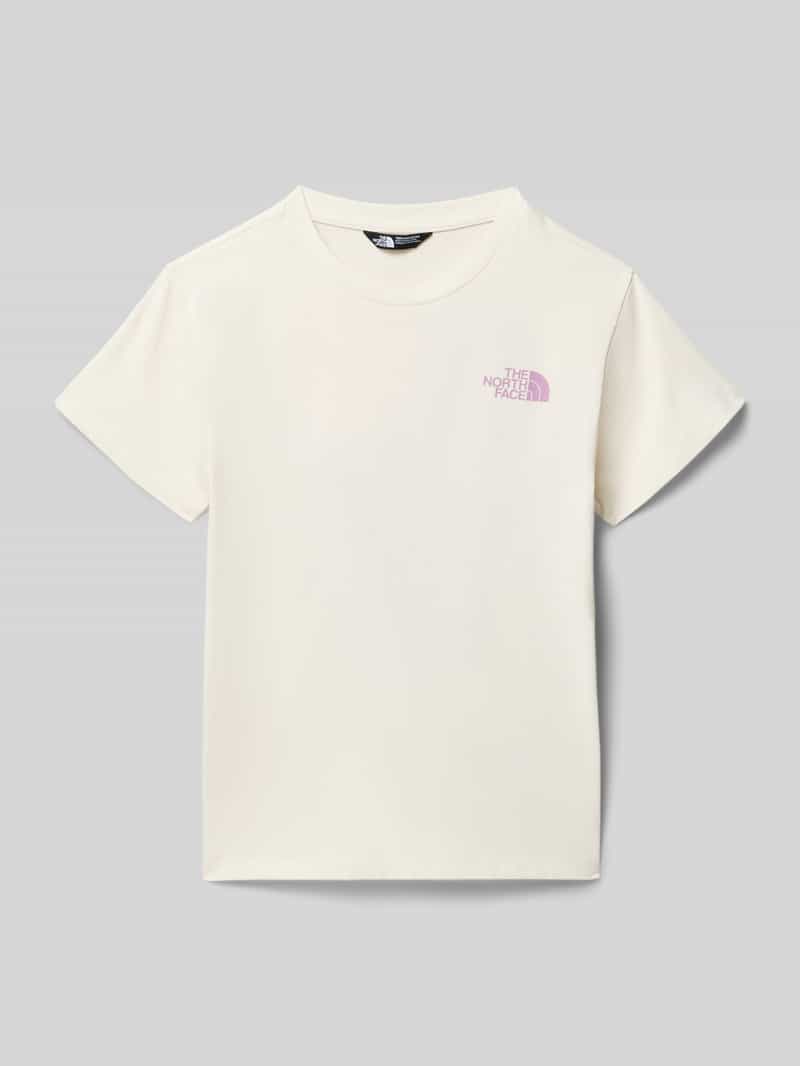 relaxed fit T-shirt met logoprint model 'Voyage'