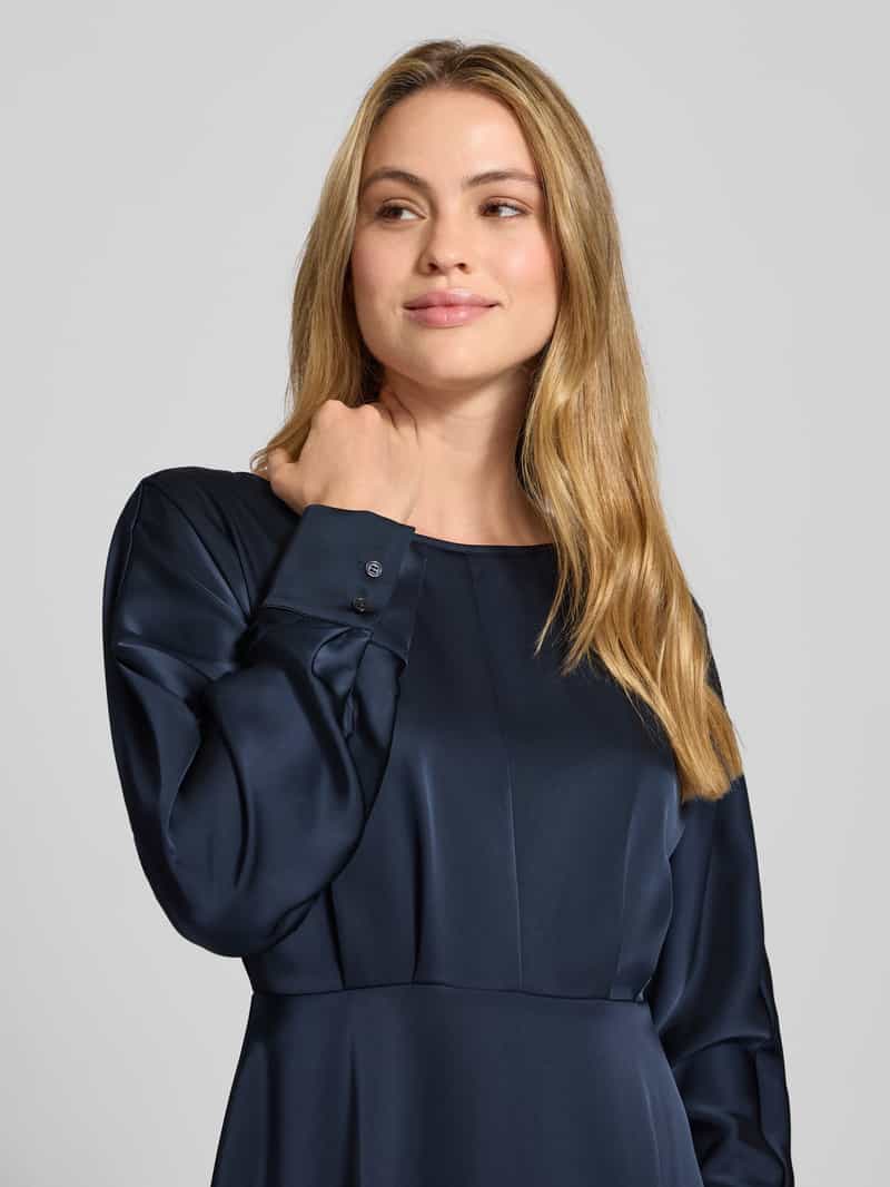 Christian Berg Woman Selection Midi-jurk met ronde hals