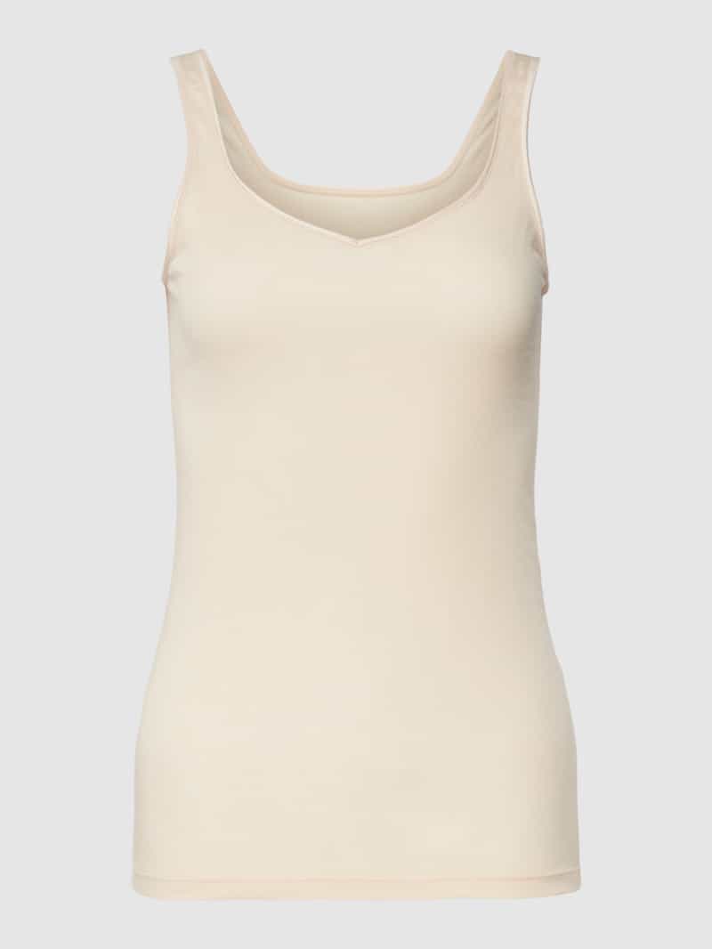 mey Top met bandjes in effen design