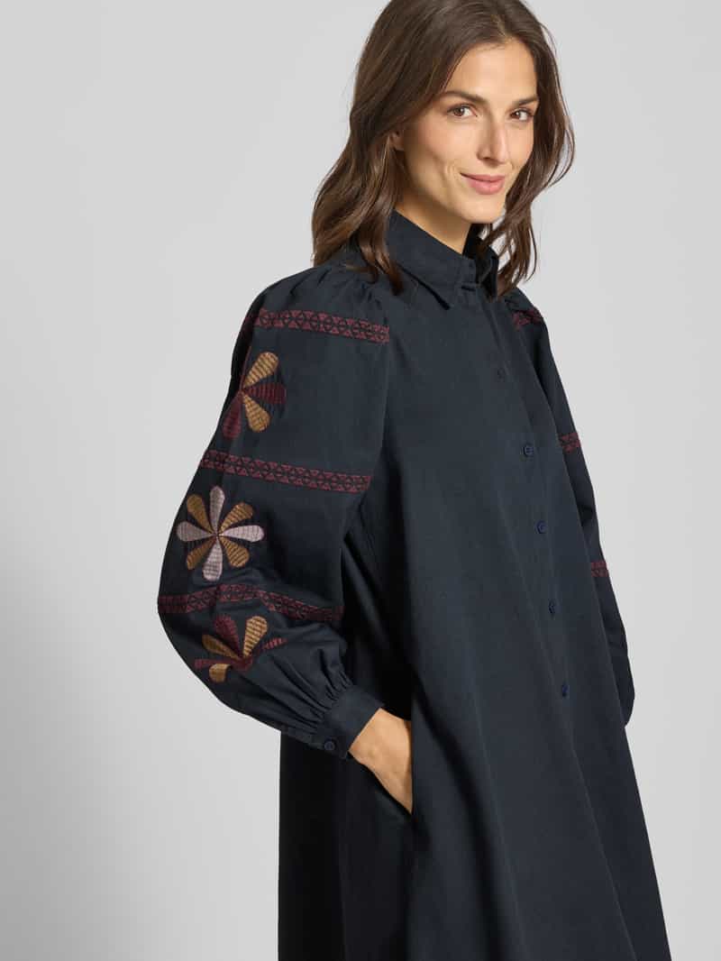 Jake*s Casual Overhemdjurk met knoopsluiting