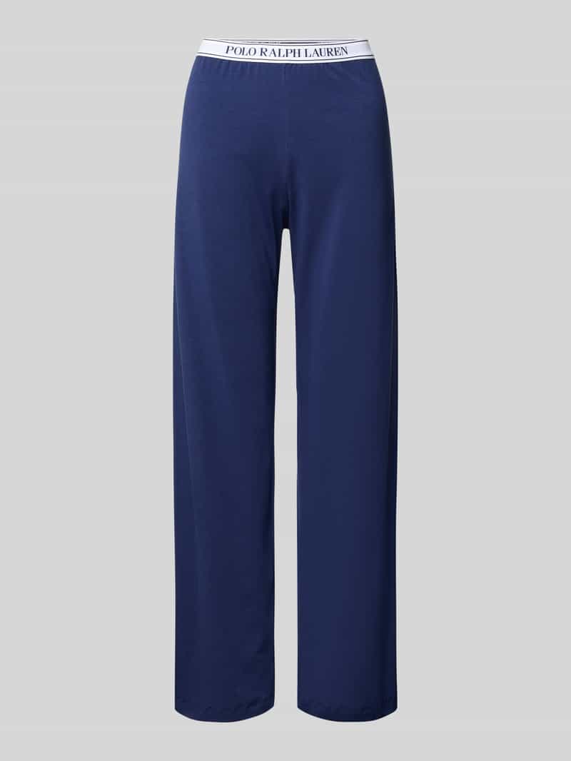 Polo Ralph Lauren Straight leg pyjamabroek met elastische band met label