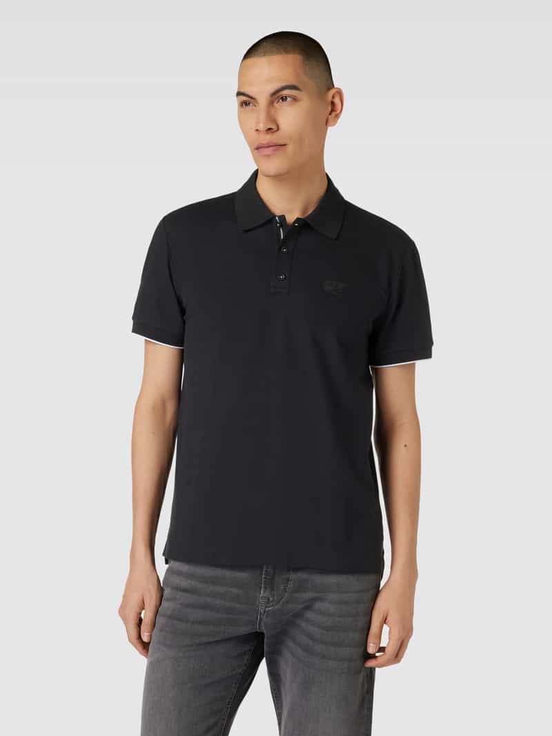 Poloshirt met labeldetail, model 'JUNX' AlphaTauri