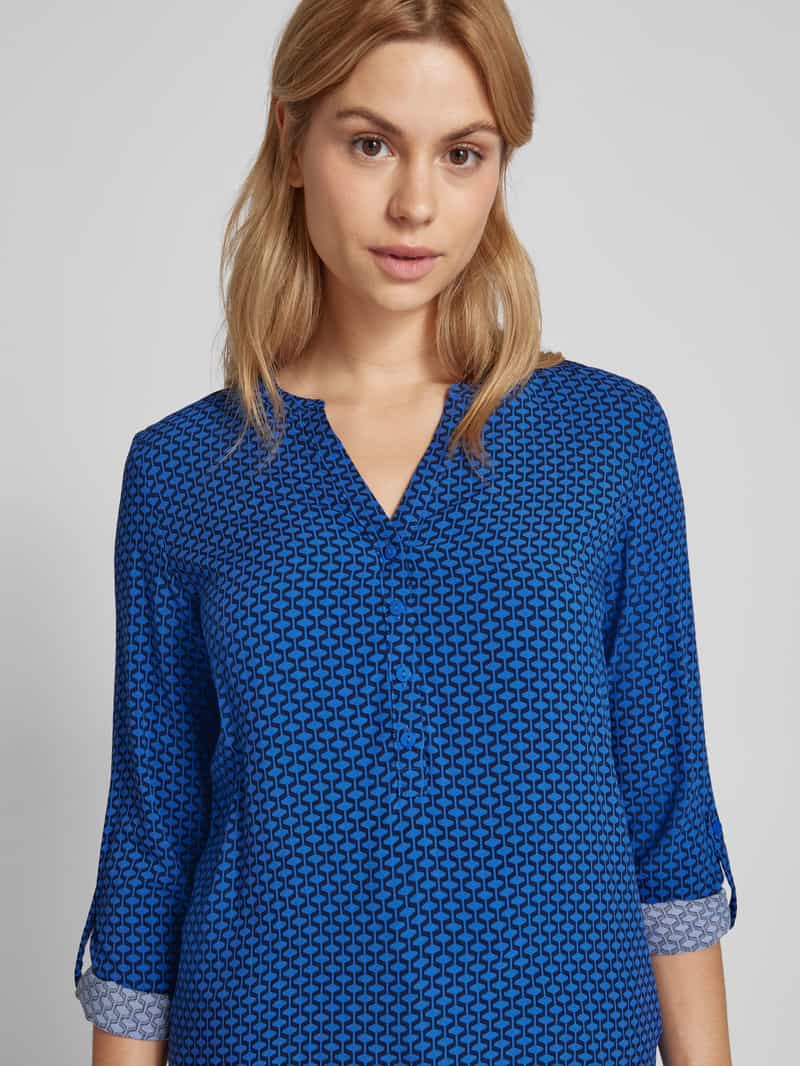 Christian Berg Woman Blouse met fijn all-over motief