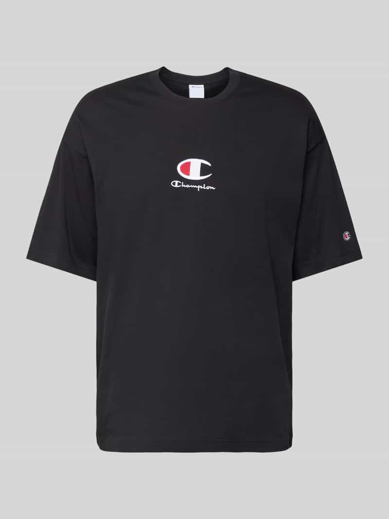 Champion T-shirt met labelstitching
