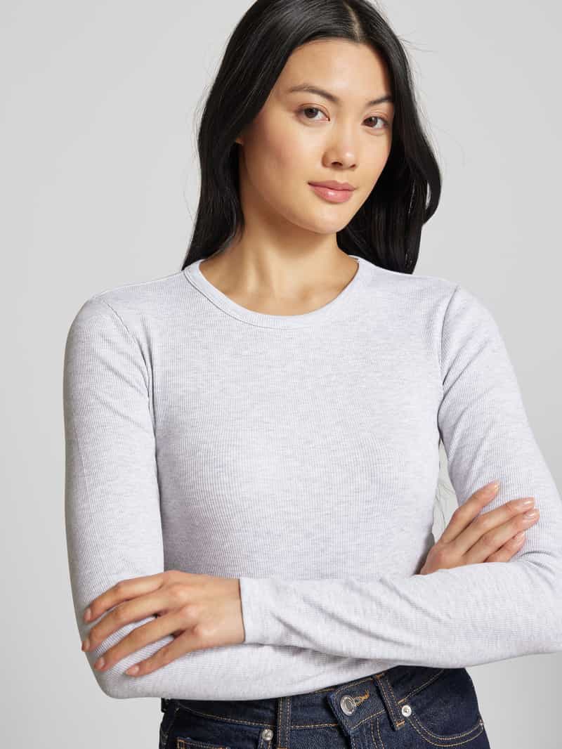 Vero Moda Slim fit shirt met lange mouwen met katoen model 'CHLOE'
