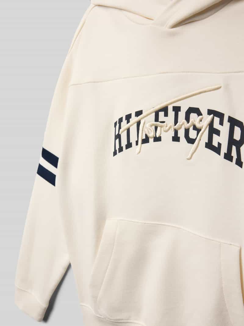 Tommy Hilfiger Teens Regular fit hoodie van puur katoen