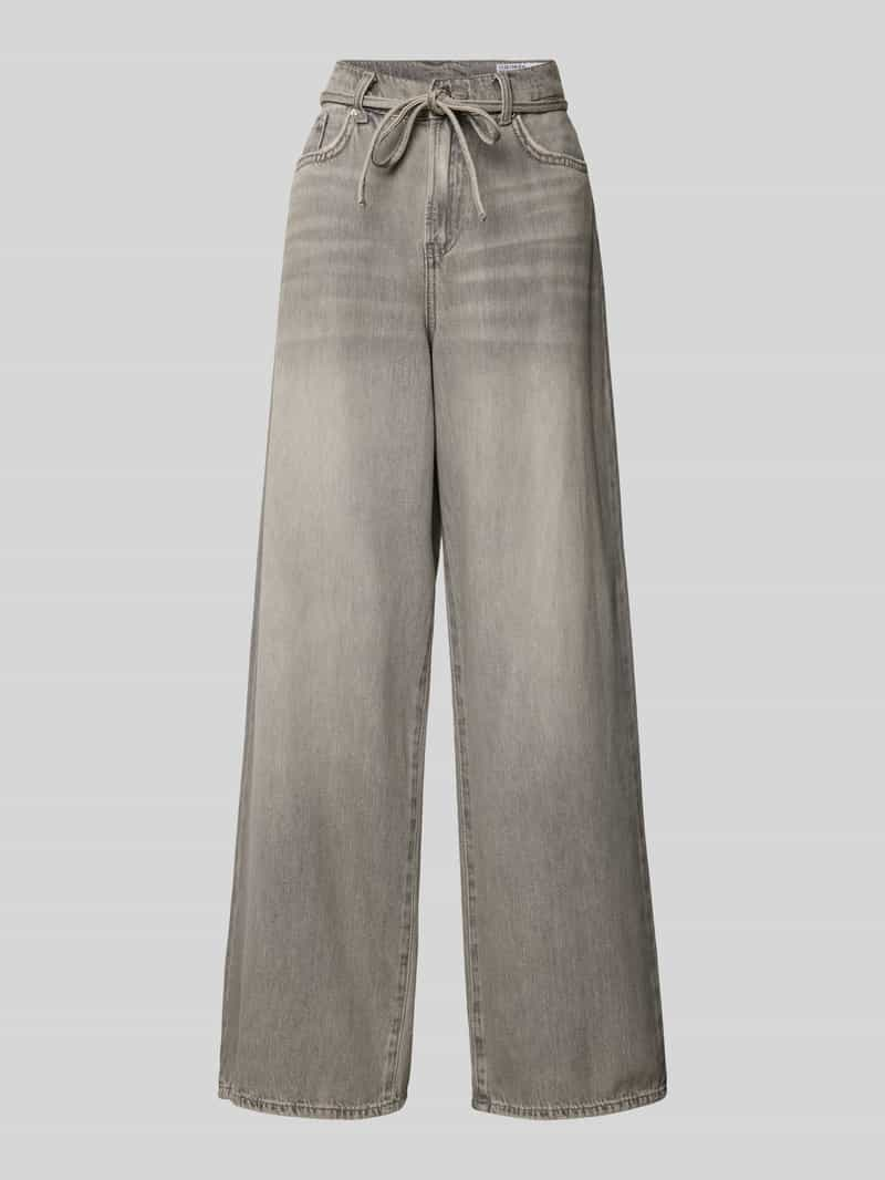 Vero Moda Wide fit jeans met strikceintuur, model 'WIEN'