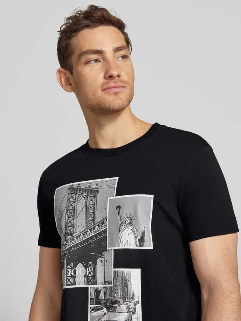 JOOP! JEANS T-shirt met ronde hals