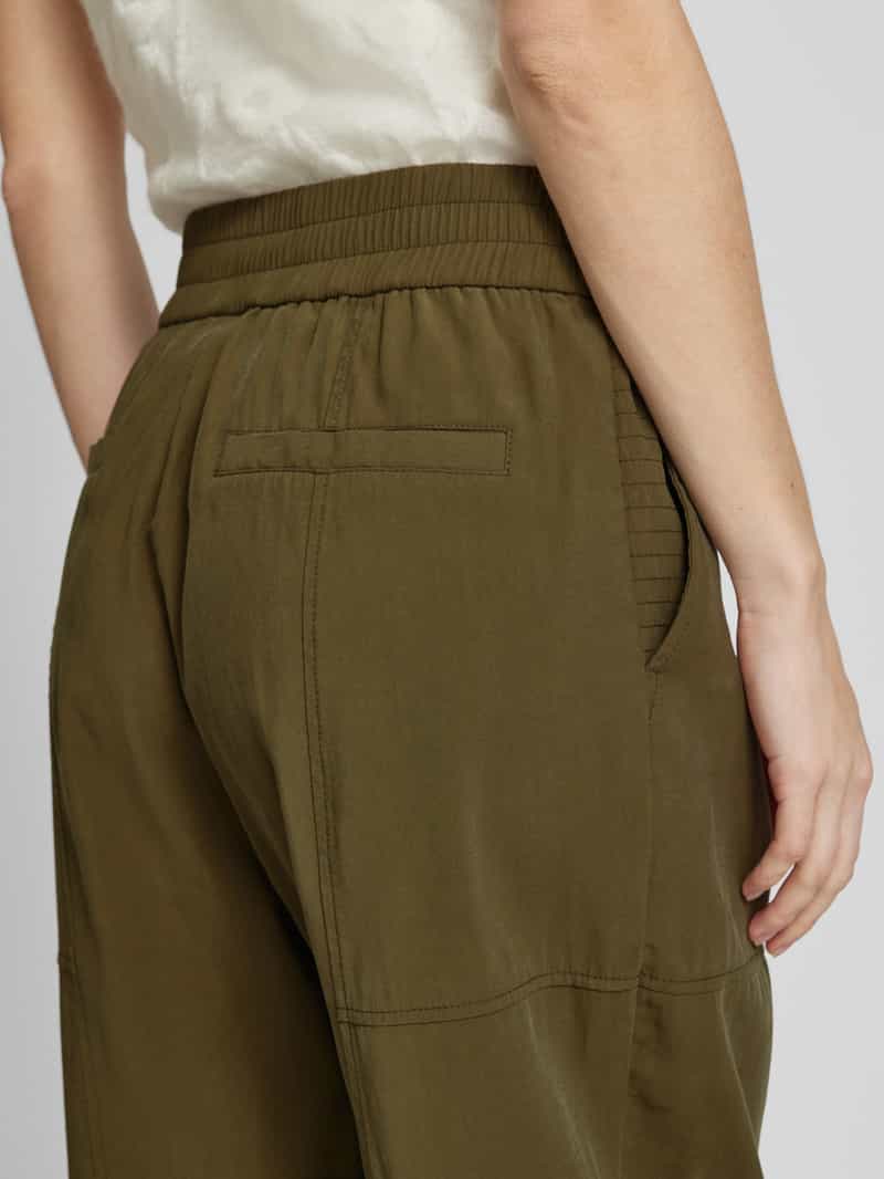 Boss Orange Loose fit broek met elastische band model 'Taiya'