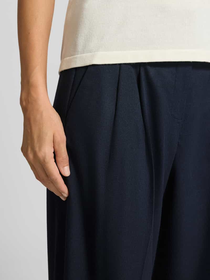 RAFFAELLO ROSSI Balloon fit stoffen broek met verkorte pasvorm model 'MAYLA'