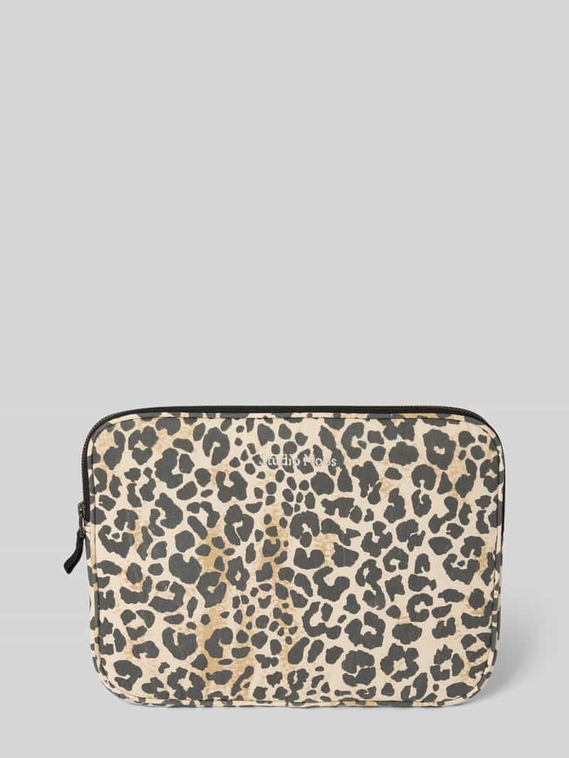 STUDIO NOOS Laptoptas met dierenprint