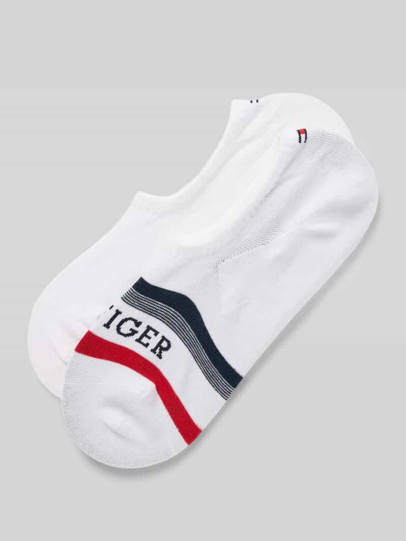 Tommy Hilfiger Kousenvoetjes met elastische ribboordjes in een set van 2 paar