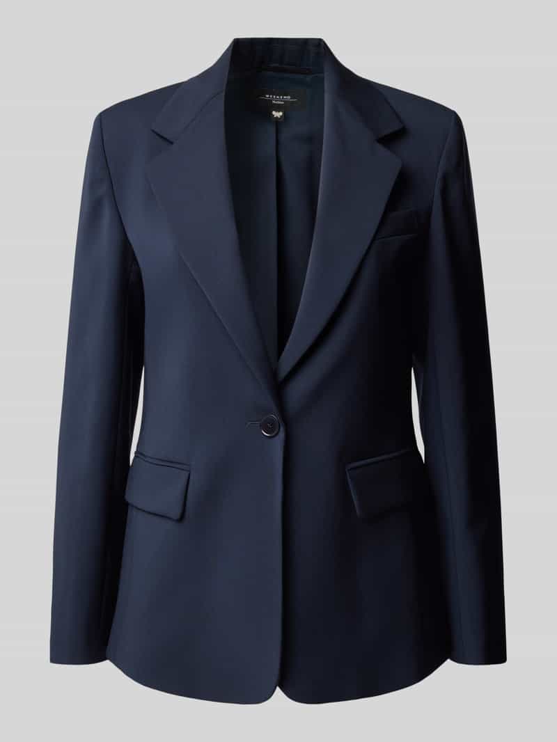 Weekend Max Mara Shaped fit lange blazer van zuivere scheerwol model 'LAMINE'