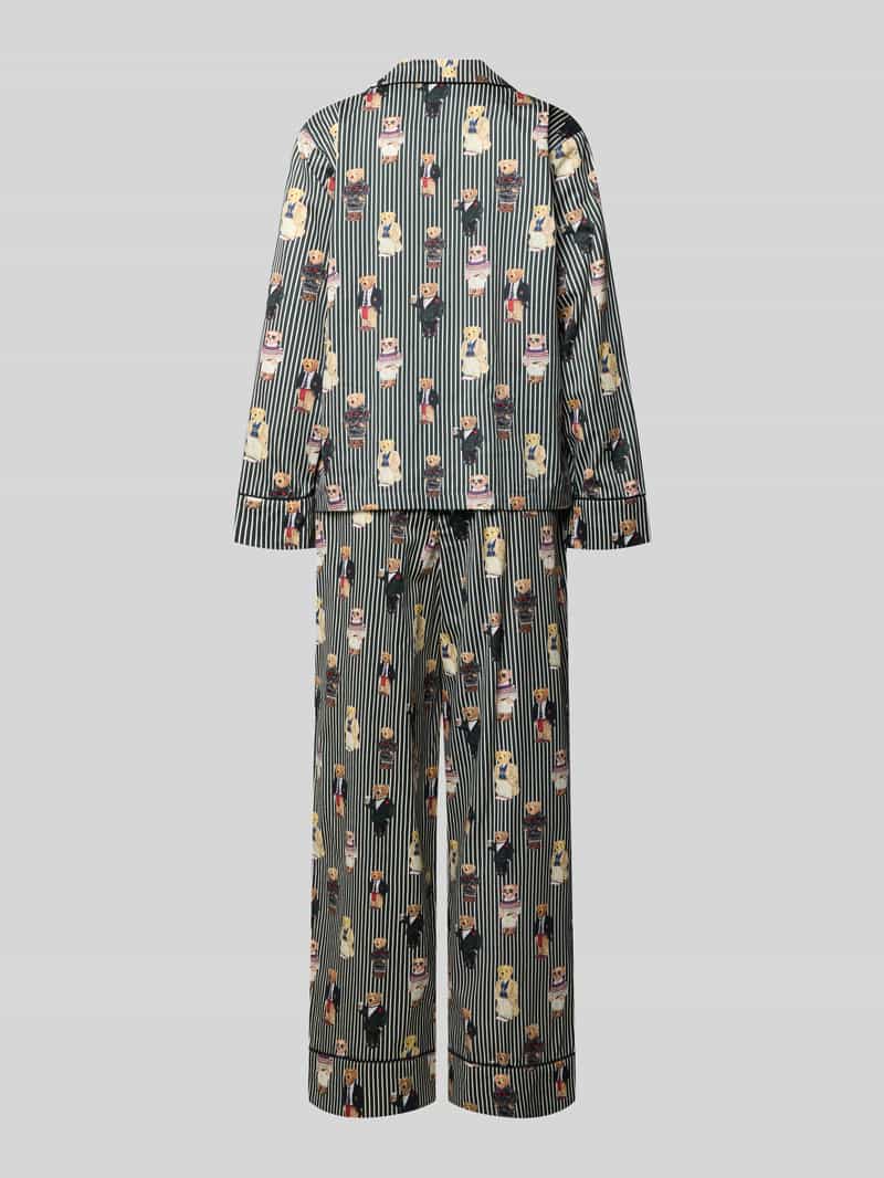 Polo Ralph Lauren Regular fit pyjama van puur katoen met polo bear-print
