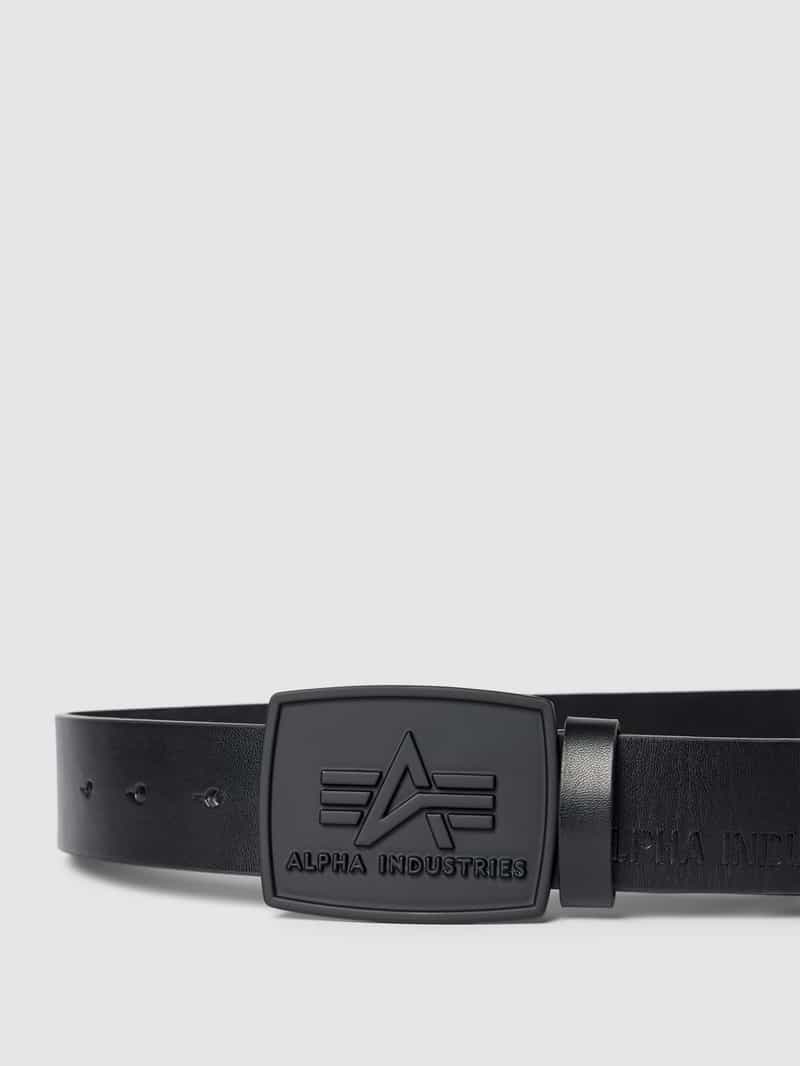 alpha industries Riem in effen design model 'ALL BLACK'