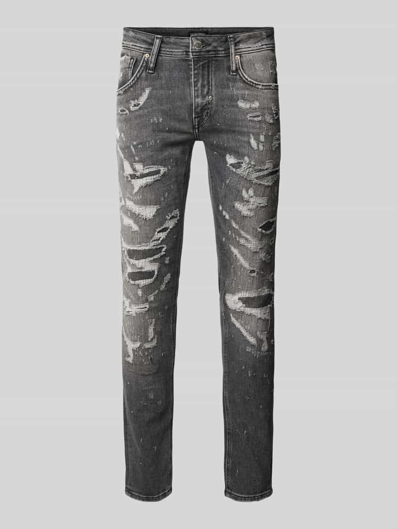 Antony Morato Tapered fit jeans in destroyed-look
