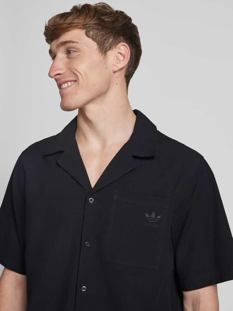 adidas Originals Regular fit vrijetijdsoverhemd met labelstitching