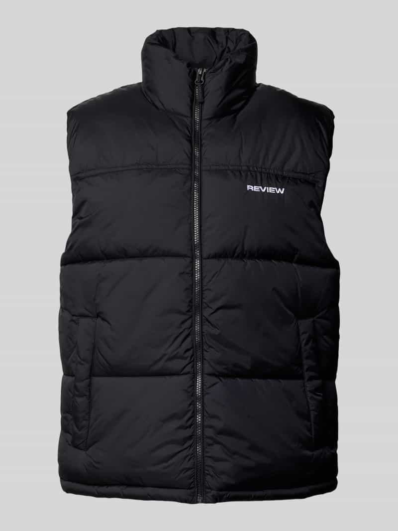 REVIEW Bodywarmer met opstaande kraag