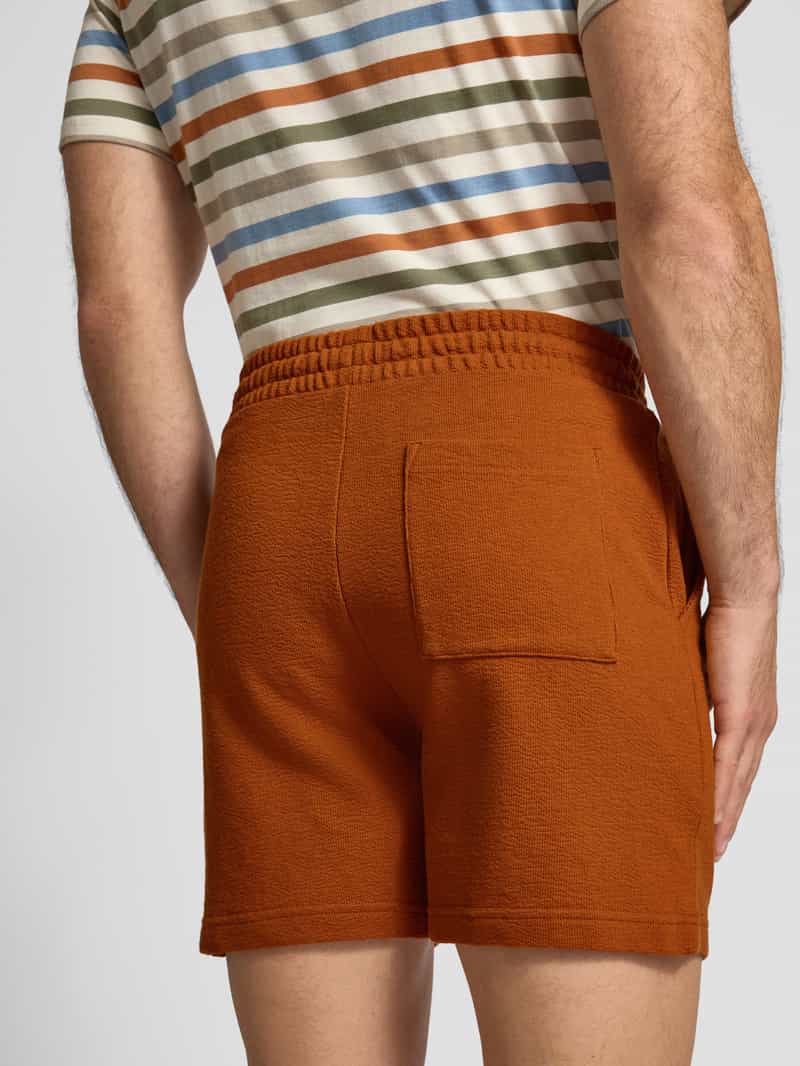 Strellson Regular fit korte broek van puur katoen