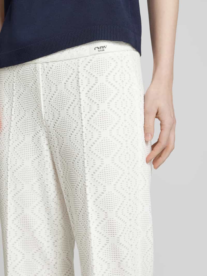 CAMBIO Straight leg broek met verkort model 'FAITH'