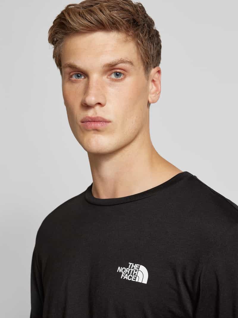 The North Face Shirt met lange mouwen en labelprint
