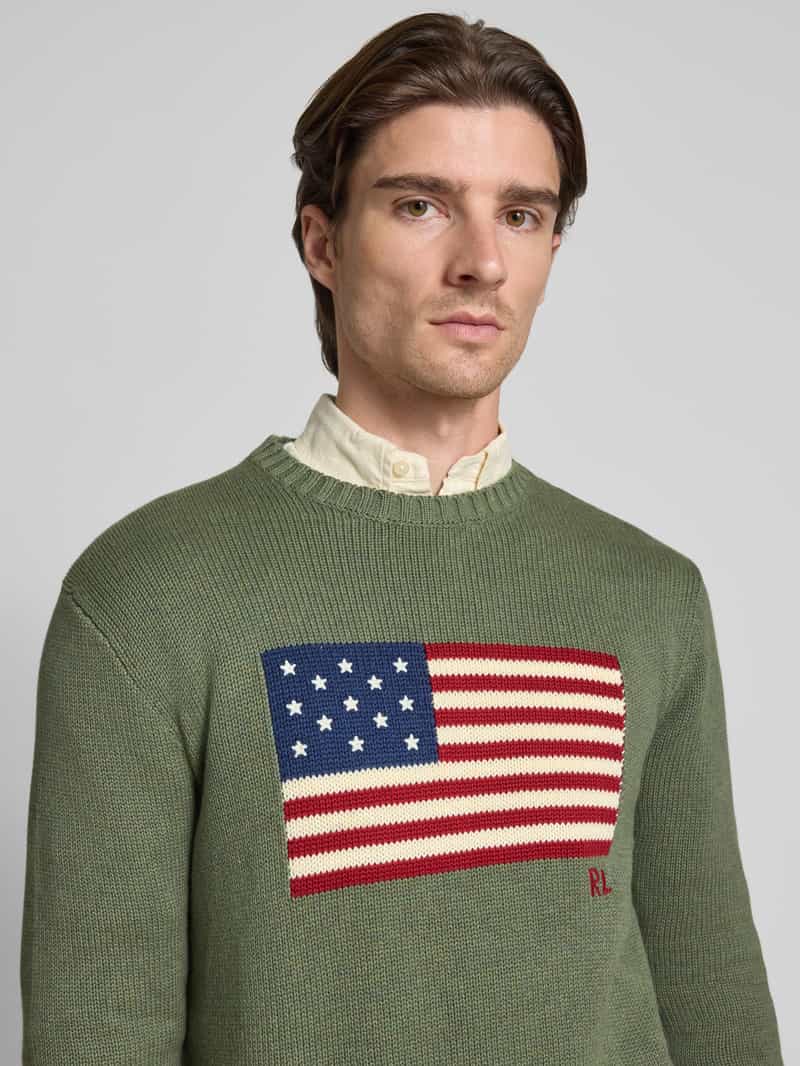 Polo Ralph Lauren Gebreide trui met motiefprint