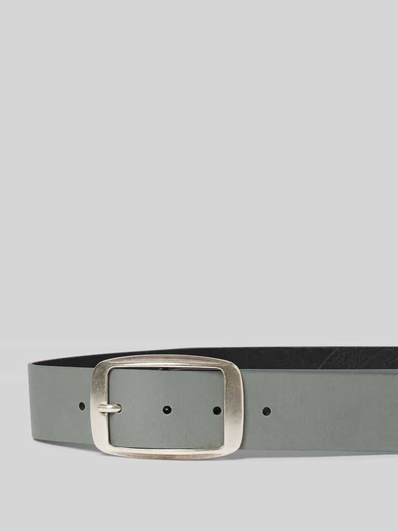 s.Oliver RED LABEL Leren riem met vierkante doornsluiting