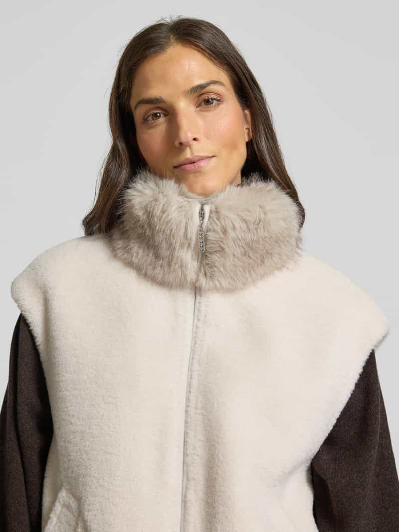 Marc Cain Gilet met imitatiebont
