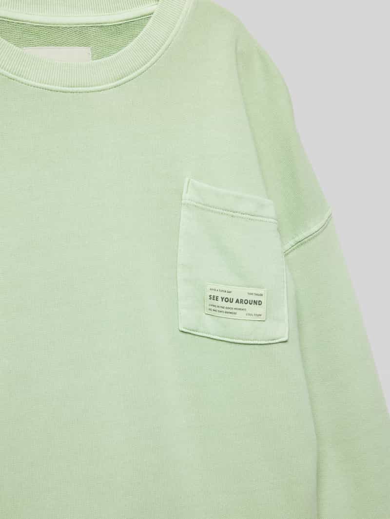 Tom Tailor Oversized sweatshirt van puur katoen