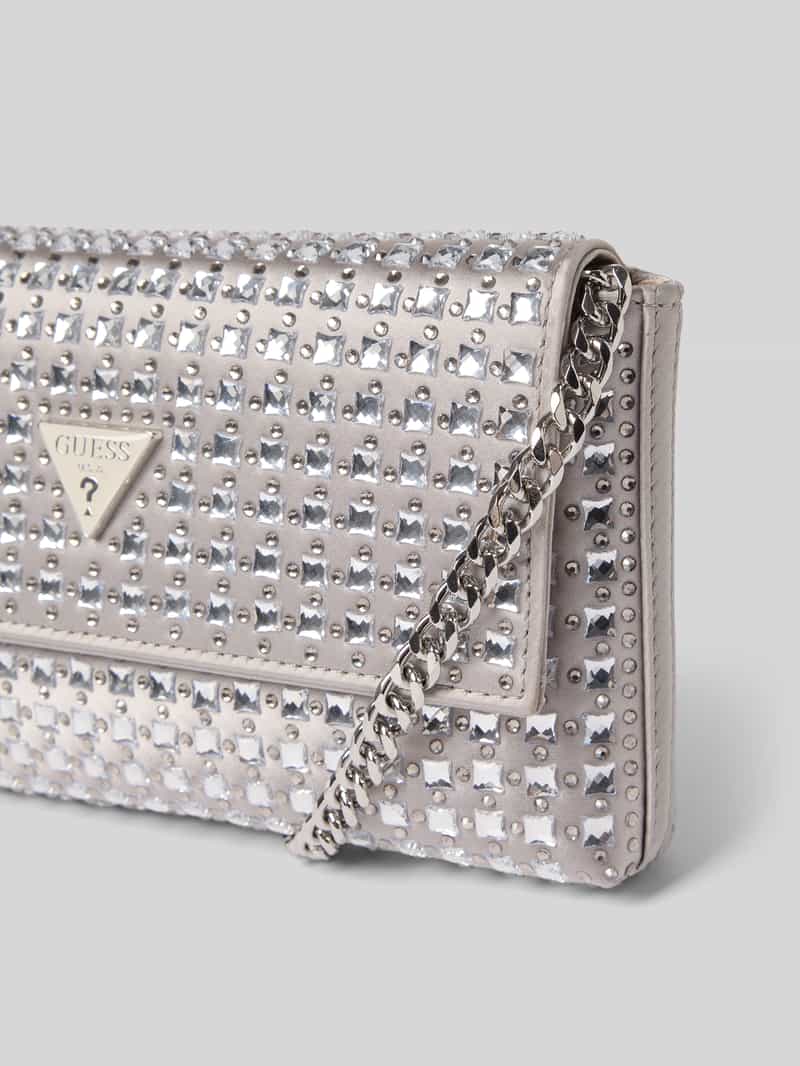 Guess Schoudertas met siersteentjes model 'ZALINA'