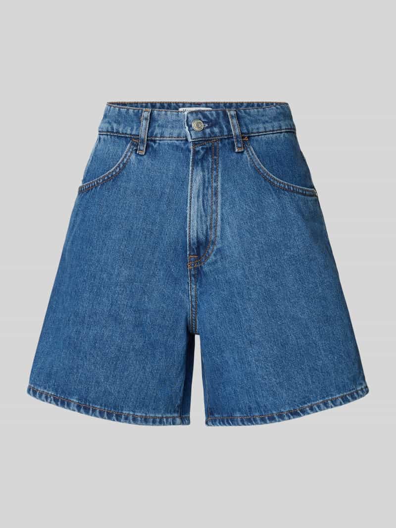 Marc O'Polo DENIM Wide leg bermuda met steekzakken