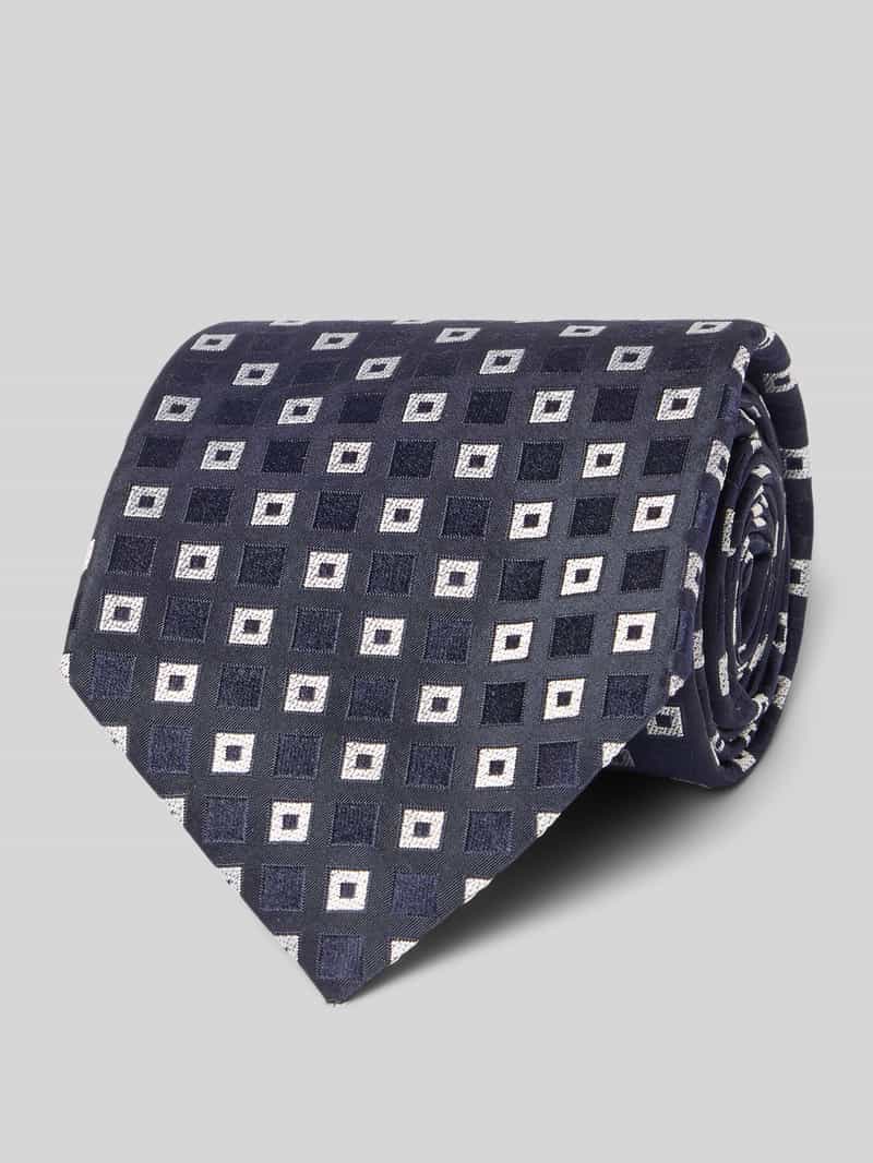Zijden stropdas met All-over motief