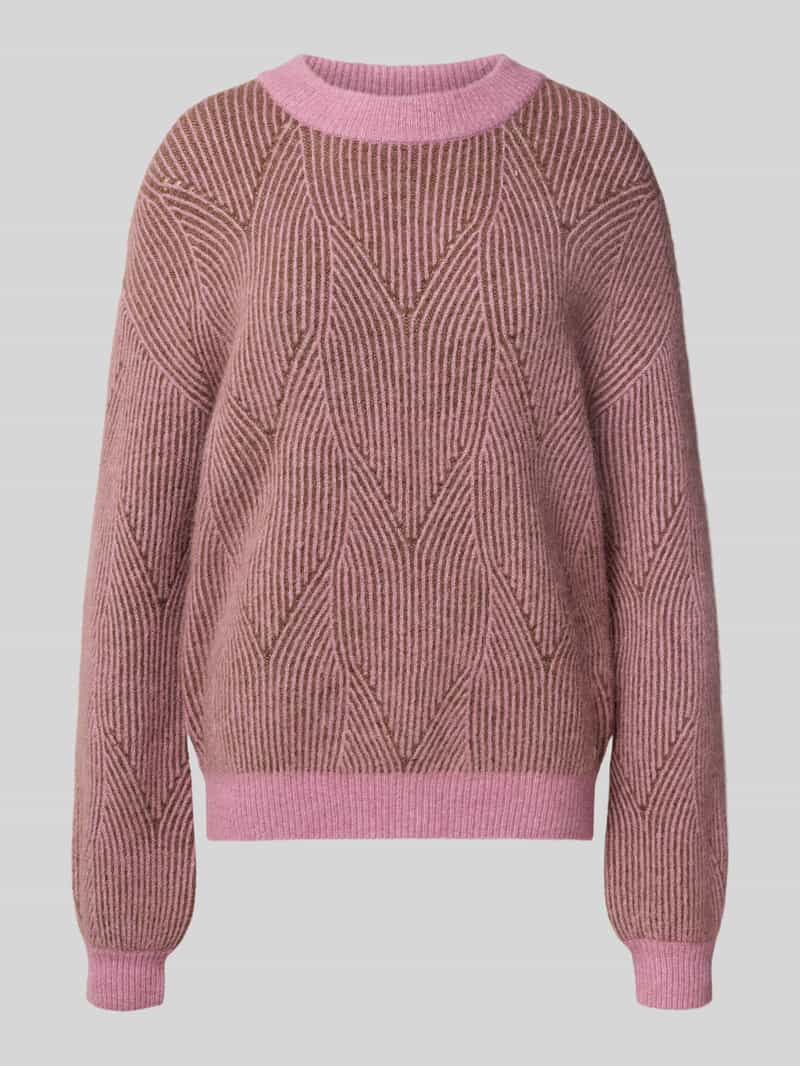 FYNCH-HATTON Gebreide pullover van alpacamix met ronde hals