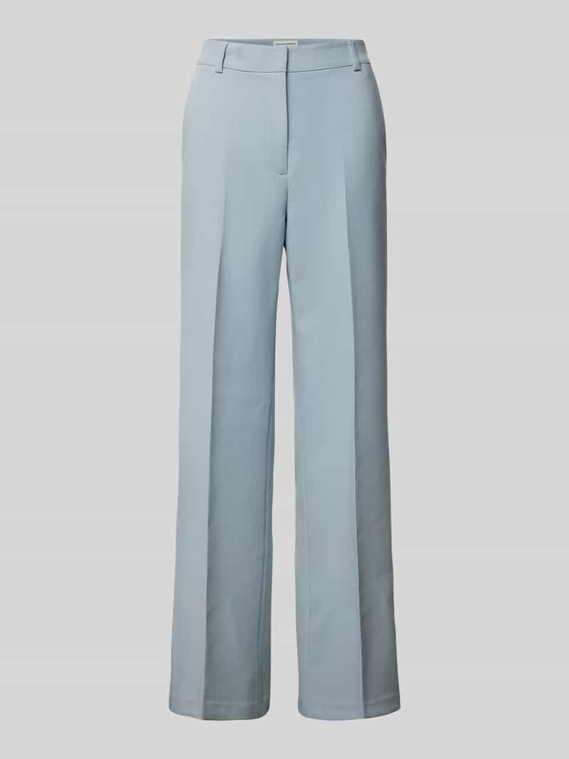 P&C* curated by GLAMOUR Flared stoffen broek met persplooien