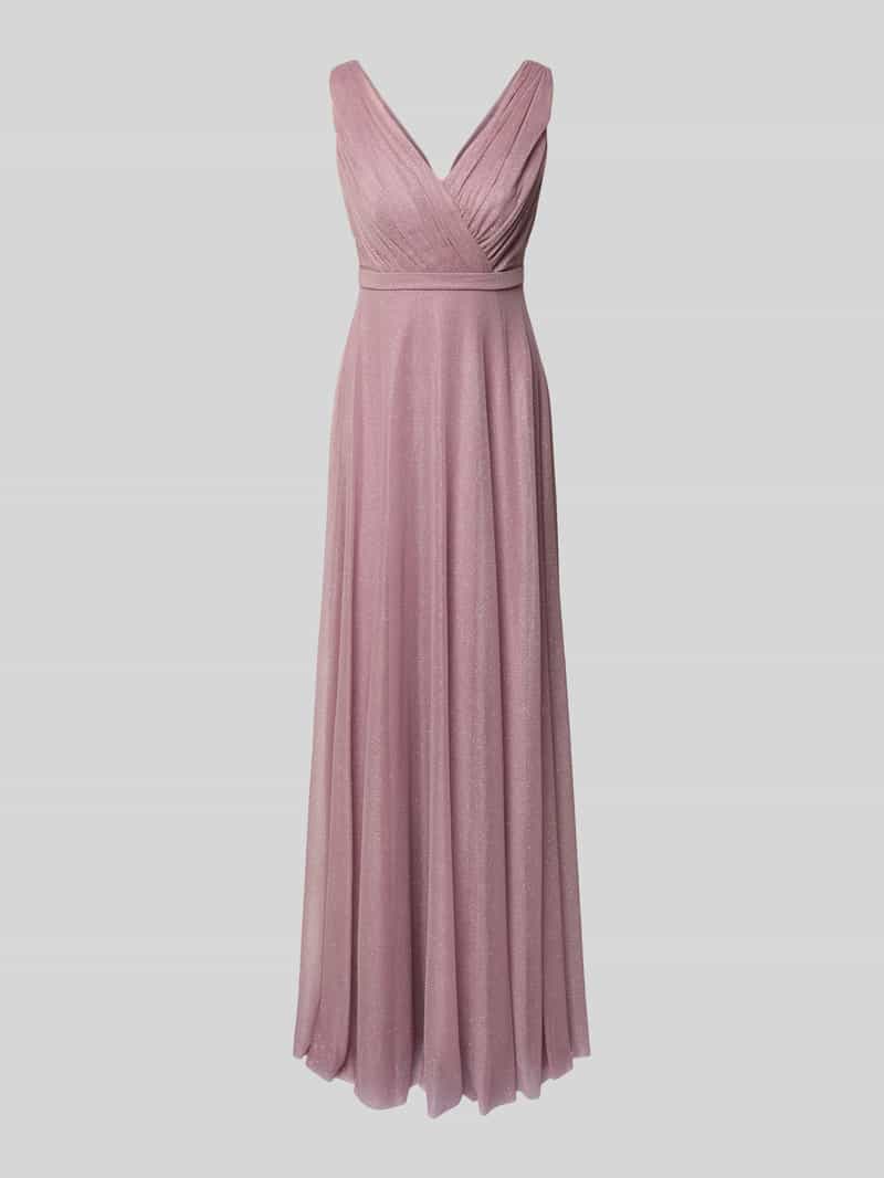 Avondjurk met glitter-mesh