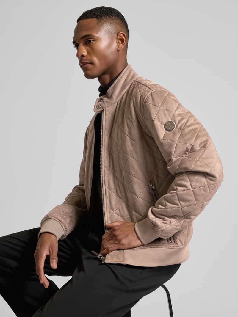 JOOP! Collection Gewatteerd jack met opstaande kraag model 'Caden'