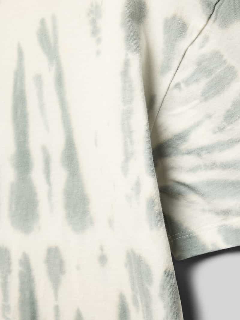 Garcia T-shirt met geribde ronde hals