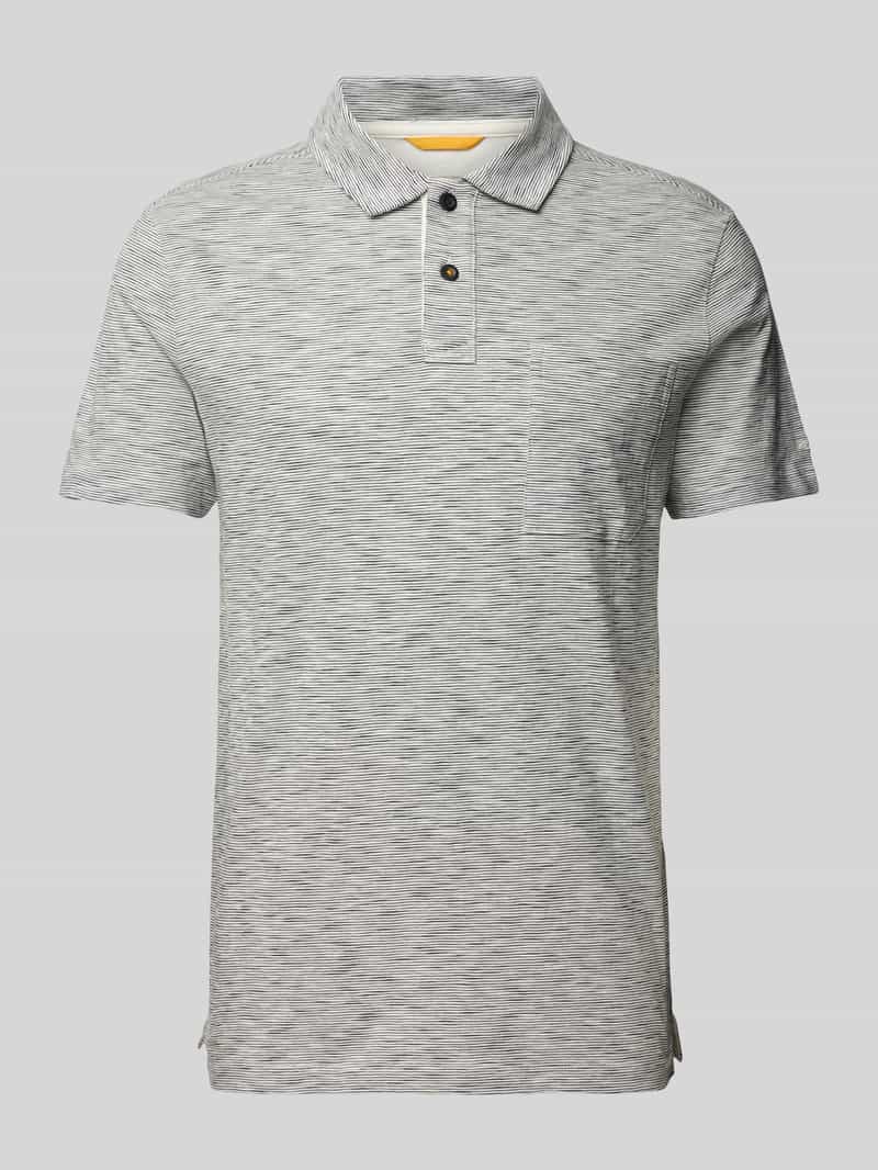 camel active Regular fit poloshirt met borstzak