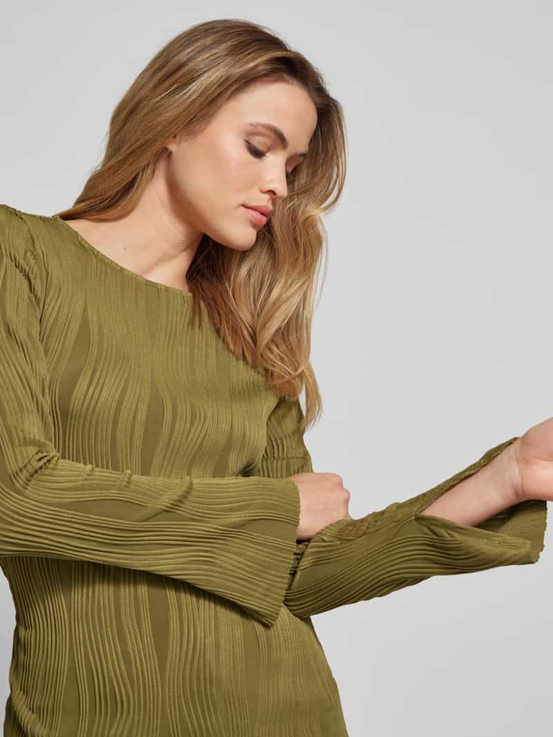 Vila Shirt met lange mouwen en structuurmotief model 'NIRA'
