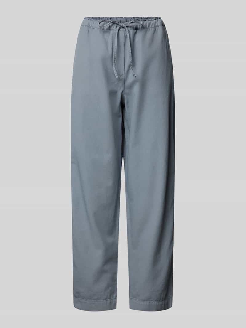 Marc O'Polo Relaxed fit linnen broek met tunnelkoord