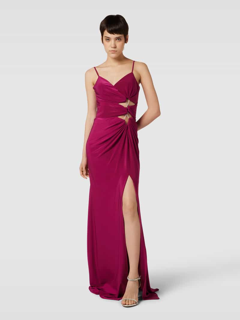 Maxi-jurk met cut-outs TROYDEN COLLECTION